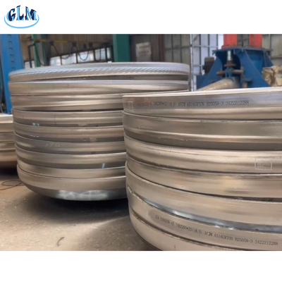 Pressure Vessel Torispherical Dished Head with Heat Treatment and Customized Pressure