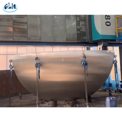 High Pressure Stainless Steel Hemispherical Tank Heads with Corrosion Resistance for Petrochemical Applications