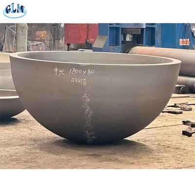 2-300mm Thickness Carbon Steel Hemispherical Tank Heads Fabricated to GB Standard for Pressure Equipment