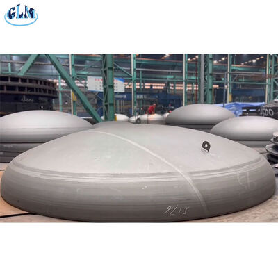 4200mm Diameter 14mm Thickness Torispherical Dished Head with Hot Pressing for Pressure Vessels