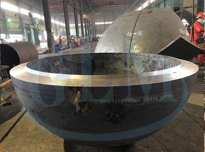 300mm Exotic Alloys PED Ellipsoidal Dished Head Pressure Vessel End Caps