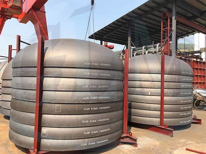 300mm Exotic Alloys PED Ellipsoidal Dished Head Pressure Vessel End Caps